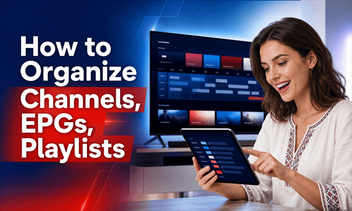 How to Organize IPTV Channels, EPGs, and Playlists (Step-by-Step)